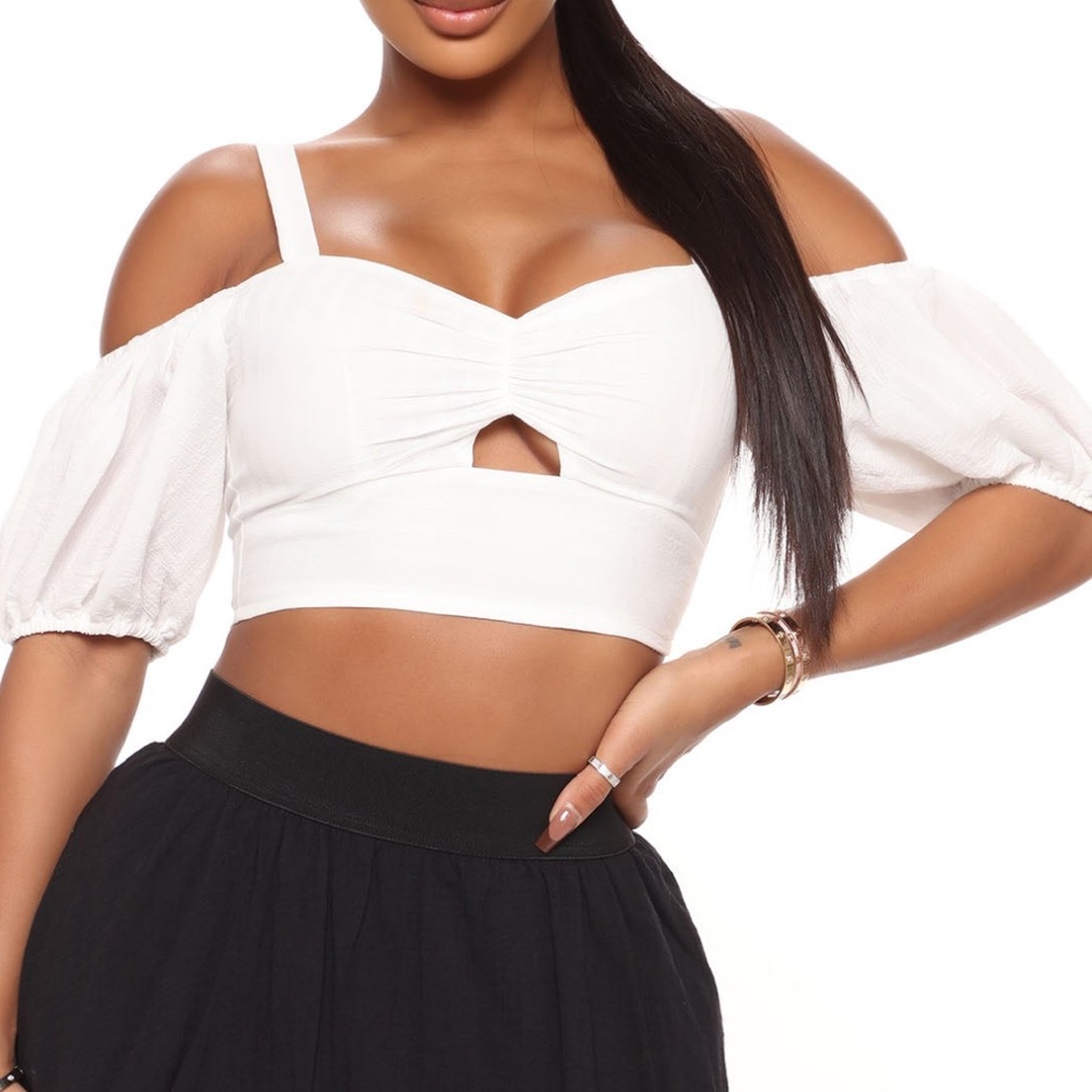 Sold out: Sunday brunch off shoulder top
